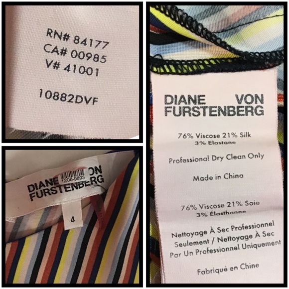Diane Von Furstenberg Silk Blend Sheath Dress 4 - Picture 6 of 16